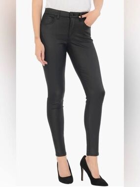 KUT from the Kloth NWOT❗️Donna Fab Ab skinny ankle CoatedJeans Faux-Leather
